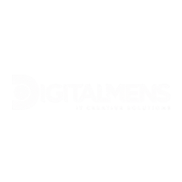 Logo digitale Digitalmens in bianco